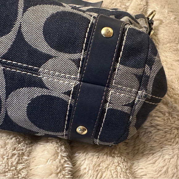 Coach Vintage Denim Signature Shoulder Bag